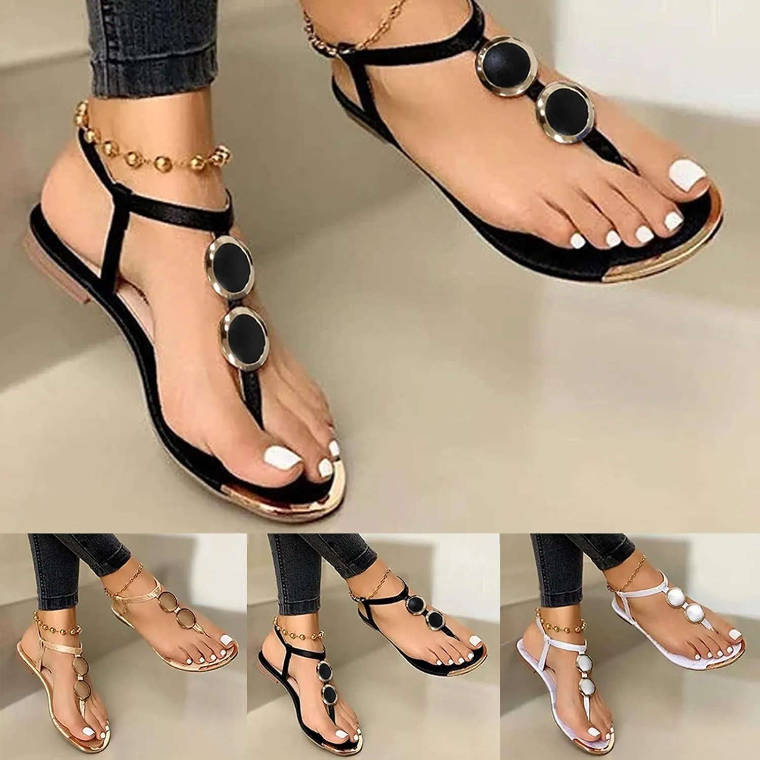 2021 Comfy Platform Open Toe Strapy Sandal Shoes Casual Summer Beach Travel Sandals for Women