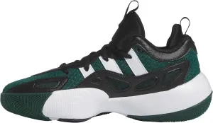 adidas Basketball Shoes, Collegiate Green Core Black Cloud White, 5 US Unisex Big Kid