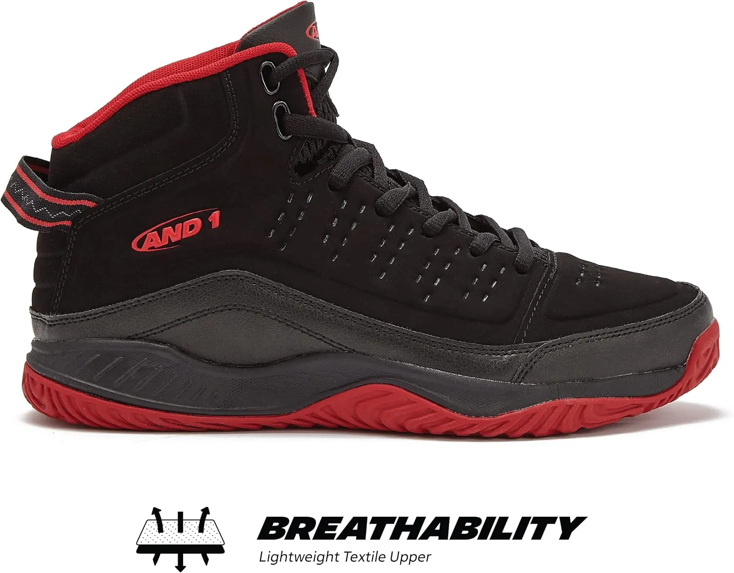 AND1 Pulse 2.0 Mens Basketball Shoes, Indoor or Outdoor, Street or Court