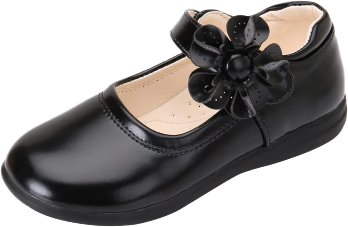 Baby Girls Dress Shoes Toddler Girls School Uniform Shoes Mary Jane Flower Girl Ballet Flats for Wedding Party