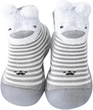 Baby Shoes Children Todller Shoes Autumn Winter Boys Girls Floor Sports Shoes Socks Shoes Flat House Shoes B