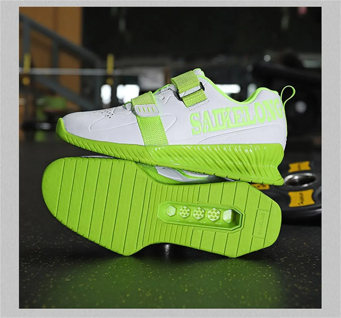Bodybuilding Trainers for Mens Ligthweight Casual Deadlift Sneakers Weightlifting Squat Shoes Breathable Fitness Sports Shoes
