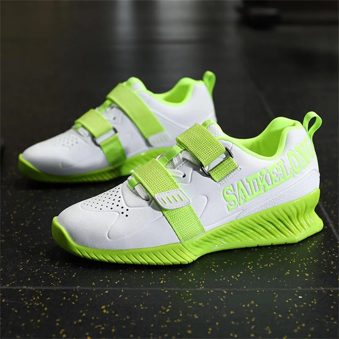 Bodybuilding Trainers for Mens Ligthweight Casual Deadlift Sneakers Weightlifting Squat Shoes Breathable Fitness Sports Shoes