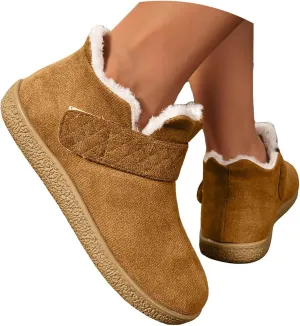 Boots for Women Waterproof Winter Snow Boot Warm Comfortable Fur Lined Insulated Non-Slip Outdoor Lace-Up Mid Calf Booties