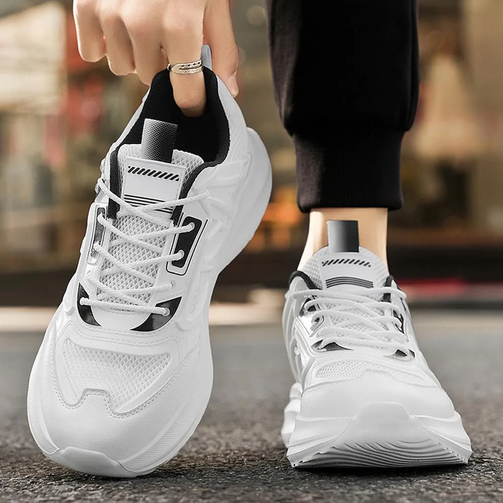 Breathable Mesh Casual Chunky Sneakers Lightweight Road Running Jogging Walking Shoes