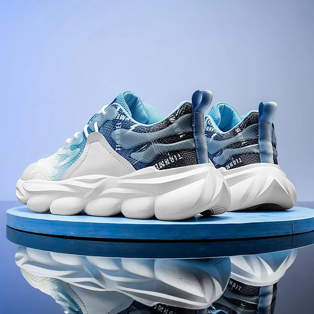 Breathable Mesh Casual Chunky Sneakers Lightweight Road Running Jogging Walking Shoes
