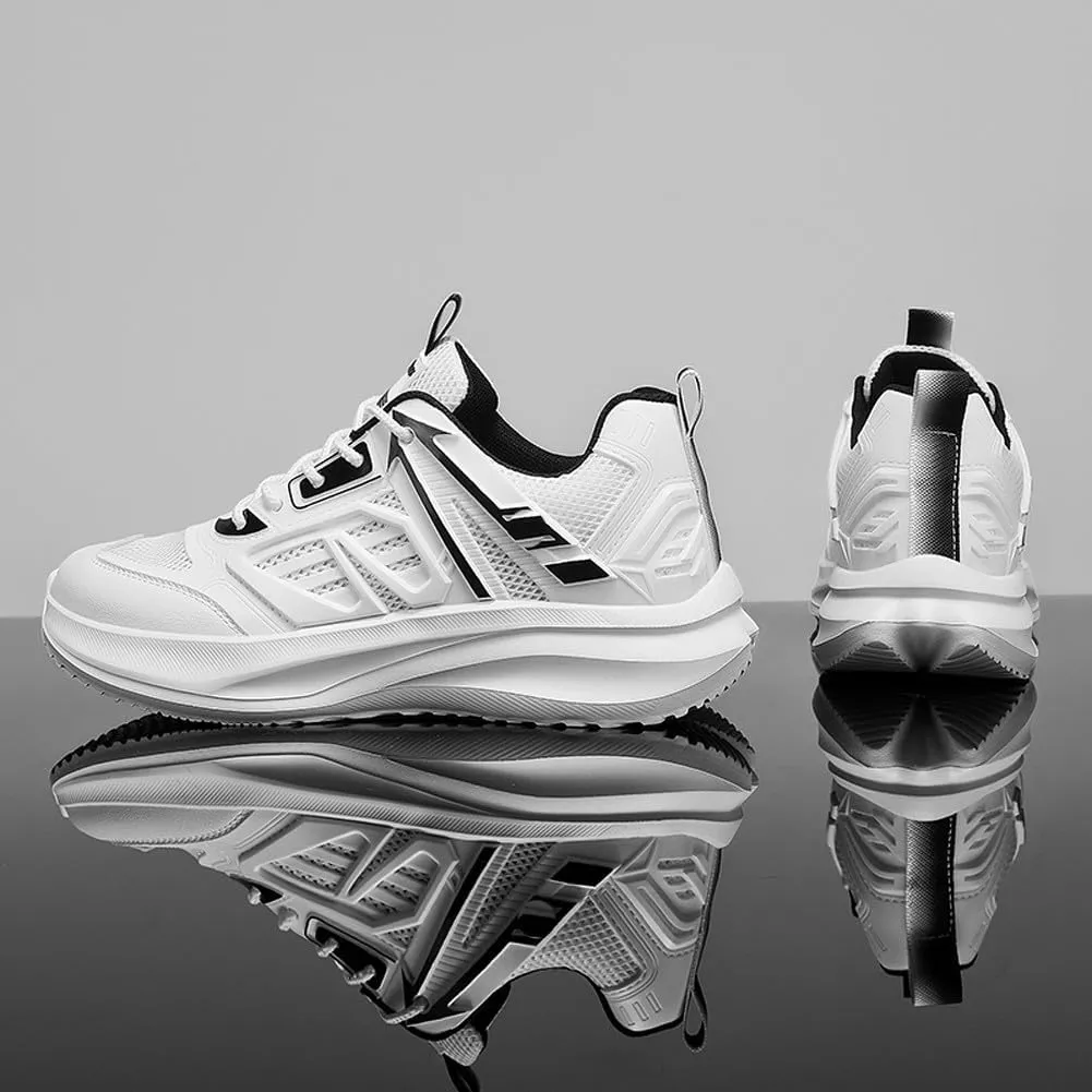 Breathable Mesh Casual Chunky Sneakers Lightweight Road Running Jogging Walking Shoes