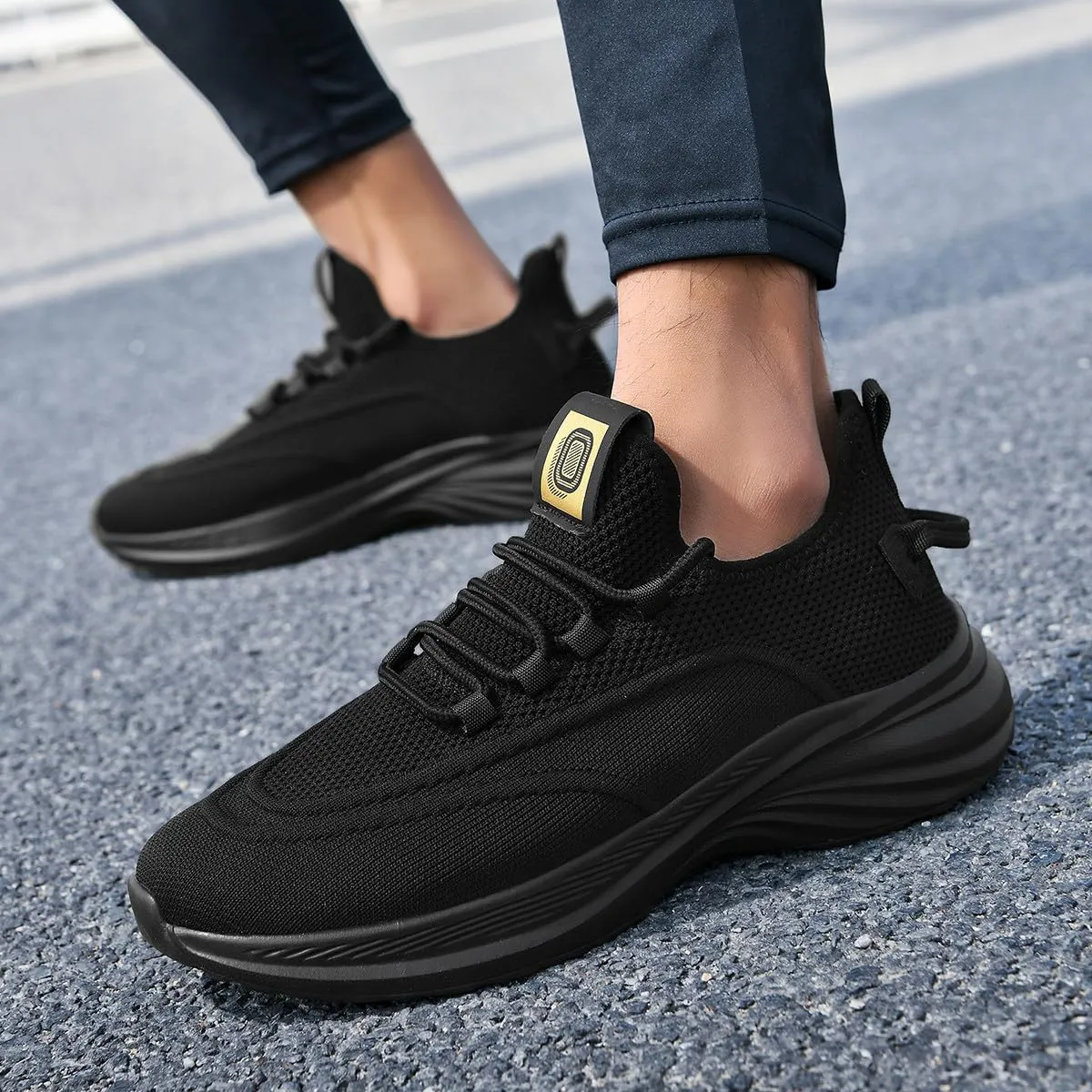 Breathable Mesh Casual Chunky Sneakers Lightweight Road Running Jogging Walking Shoes