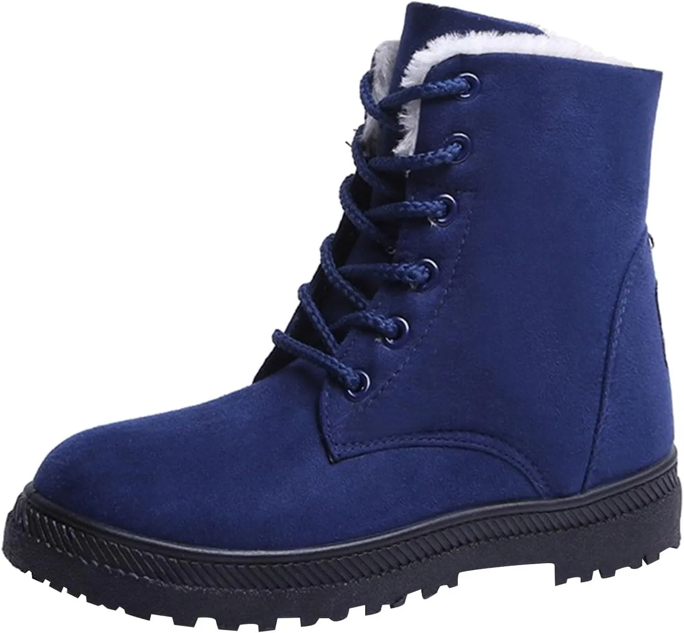 Cathalem Snow Boots for Women Lining Classic Water Resistant Anti-Slip Warm Winter Booties Slip On Short Ankle Boots