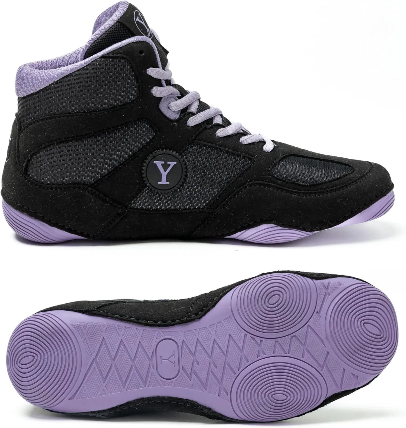 Defiant2 Women’s Wrestling Shoes, 100% Anti-Slip Rubber Sole, Lightweight Boxing Shoes for Women, Durable MMA, Powerlifting, Weightlifting Shoes - Women’s Sizes