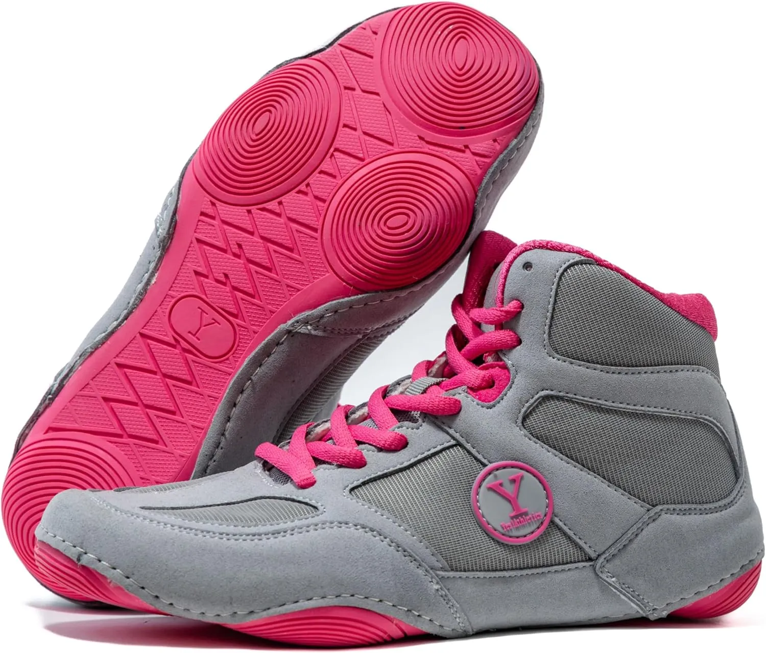Defiant2 Women’s Wrestling Shoes, 100% Anti-Slip Rubber Sole, Lightweight Boxing Shoes for Women, Durable MMA, Powerlifting, Weightlifting Shoes - Women’s Sizes