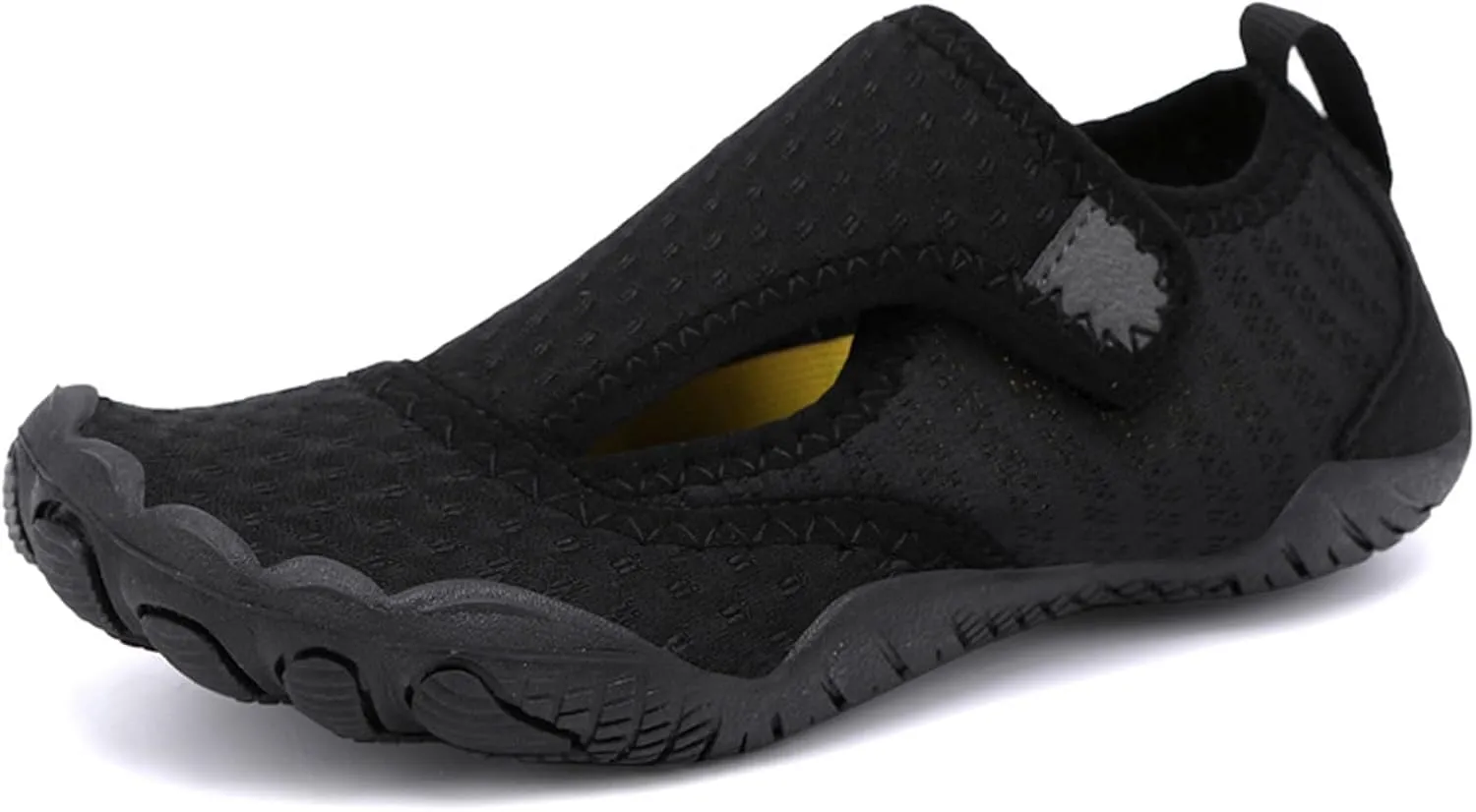 DHAEY Men's Women's Weightlifting Shoes Soft Bottom Strong Anti-Slip Lightweight Comfortable Lifting Squat Shoes Barefoot Trainer Shoes (Color : Black, Size : 13.5 Women/12 Men)