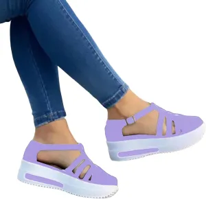 Eduavar Sandals for Women Casual, Sandals Women Summer Beach Sandals Black Sandals Flat Slippers Ring Toe Sandals