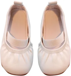 Girl Dress Shoes Toddler Flower Girl Dress Shoes Square Toe Ballet Flats for Party School Toddler Dress Shoes Girl