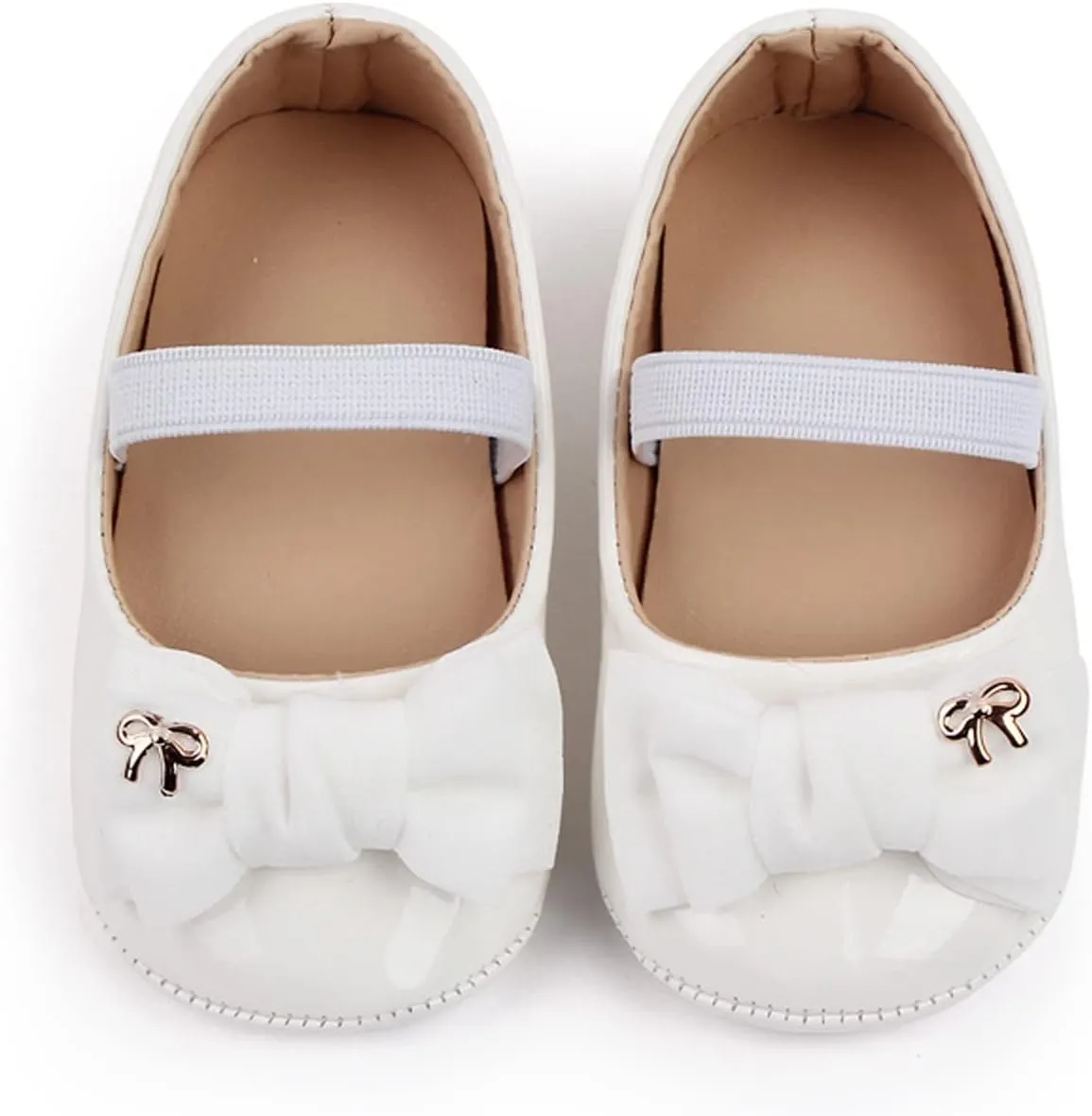 Infant Baby Girl Mary Jane Dress Shoes Ballet Flats for Girl Wedding Party School Shoes Bowknot Shoes