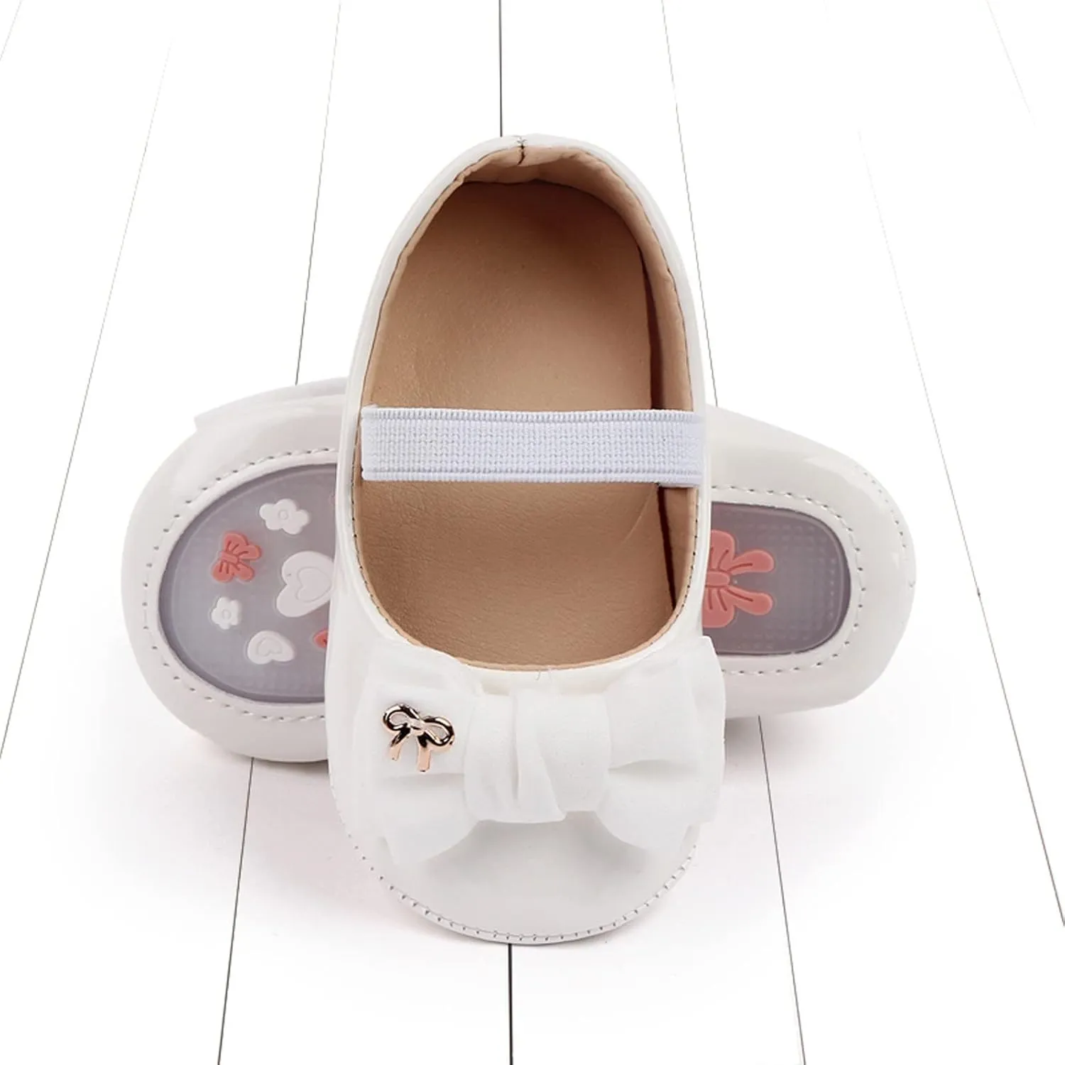 Infant Baby Girl Mary Jane Dress Shoes Ballet Flats for Girl Wedding Party School Shoes Bowknot Shoes