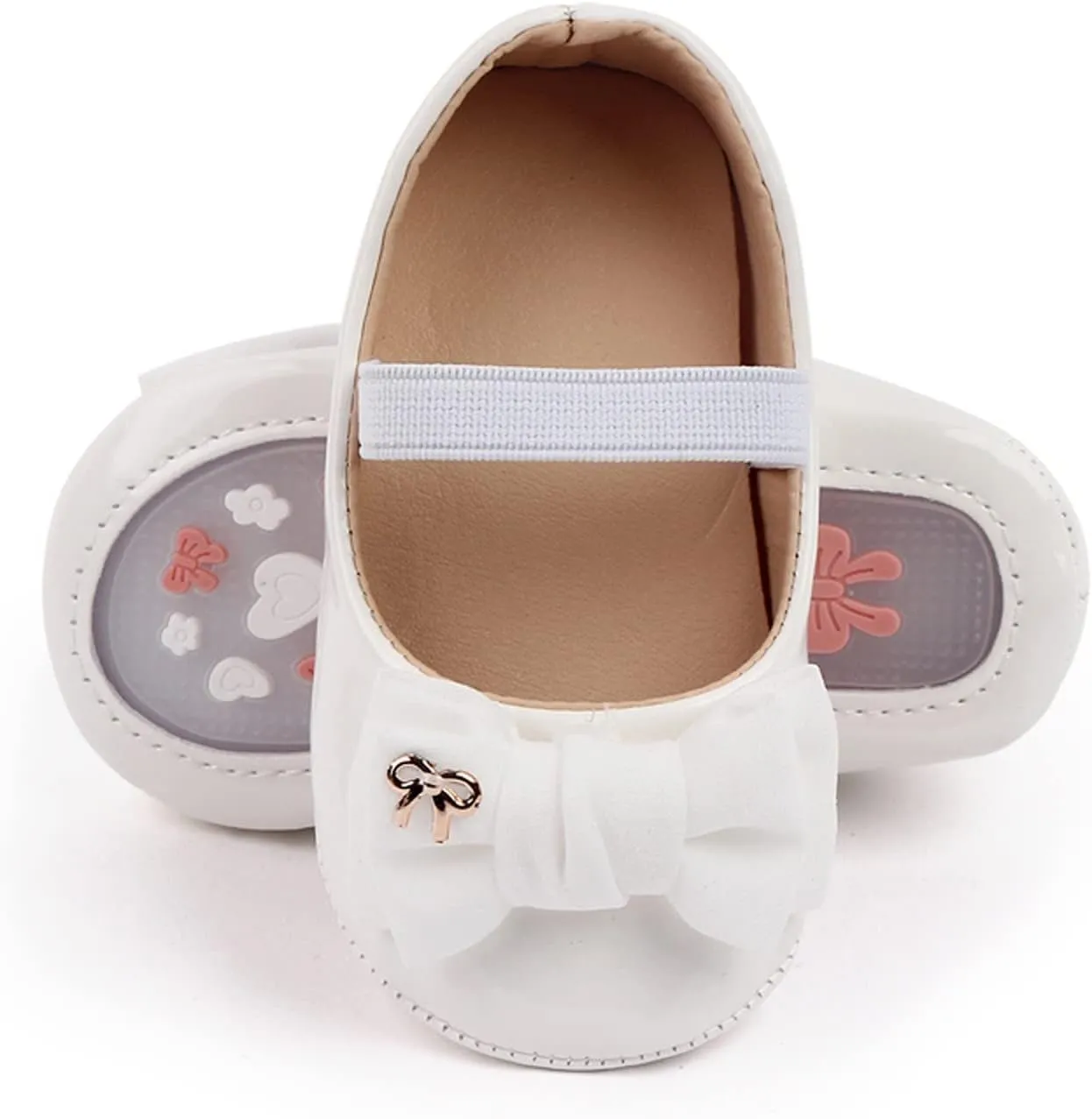 Infant Baby Girl Mary Jane Dress Shoes Ballet Flats for Girl Wedding Party School Shoes Bowknot Shoes