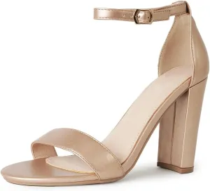 J. Adams Shirley Heels for Women - Ankle Strap High Heel Dressy Sandals