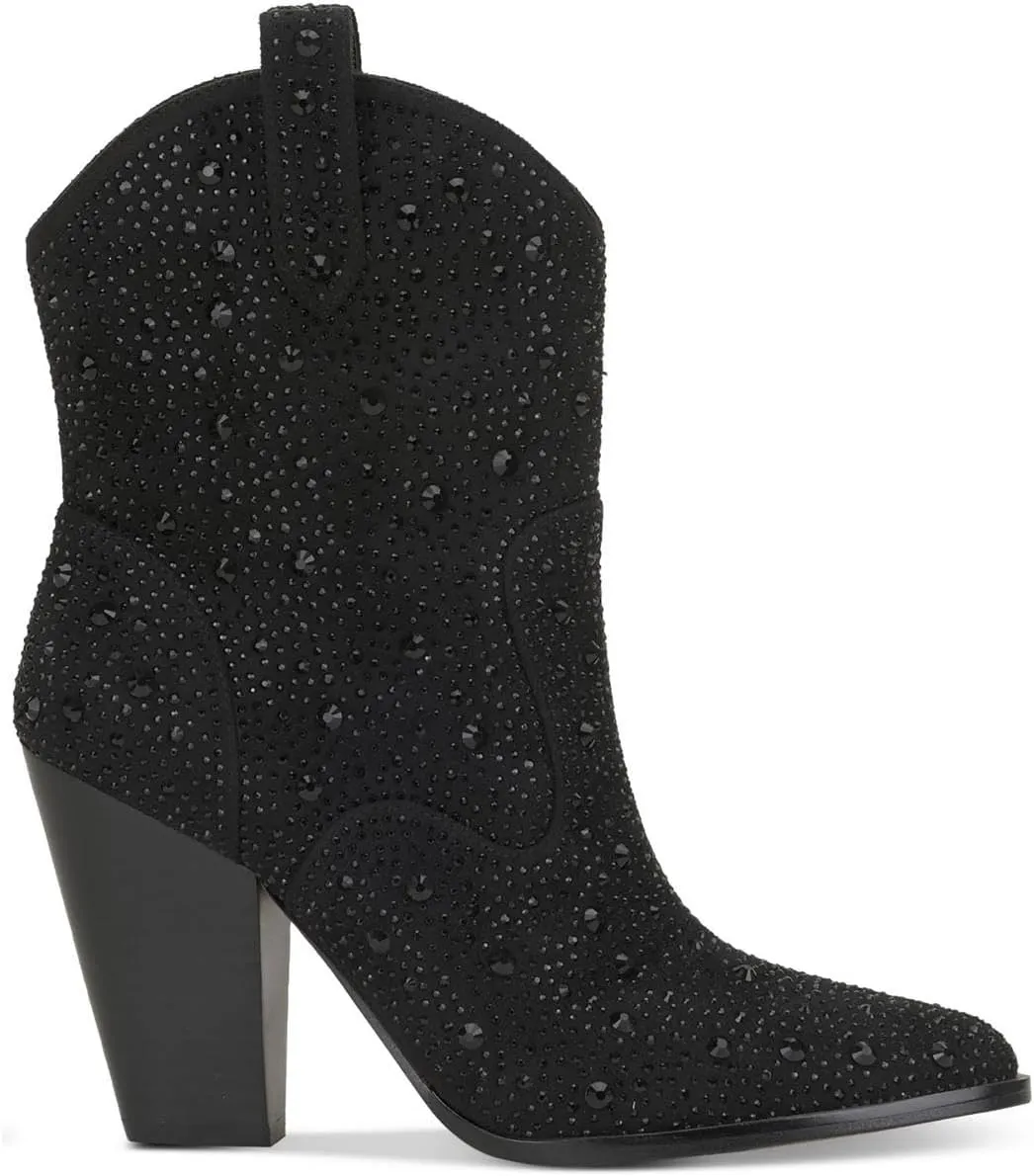Jessica Simpson Womens Cissely Embellished Western Cowboy, Western Boots