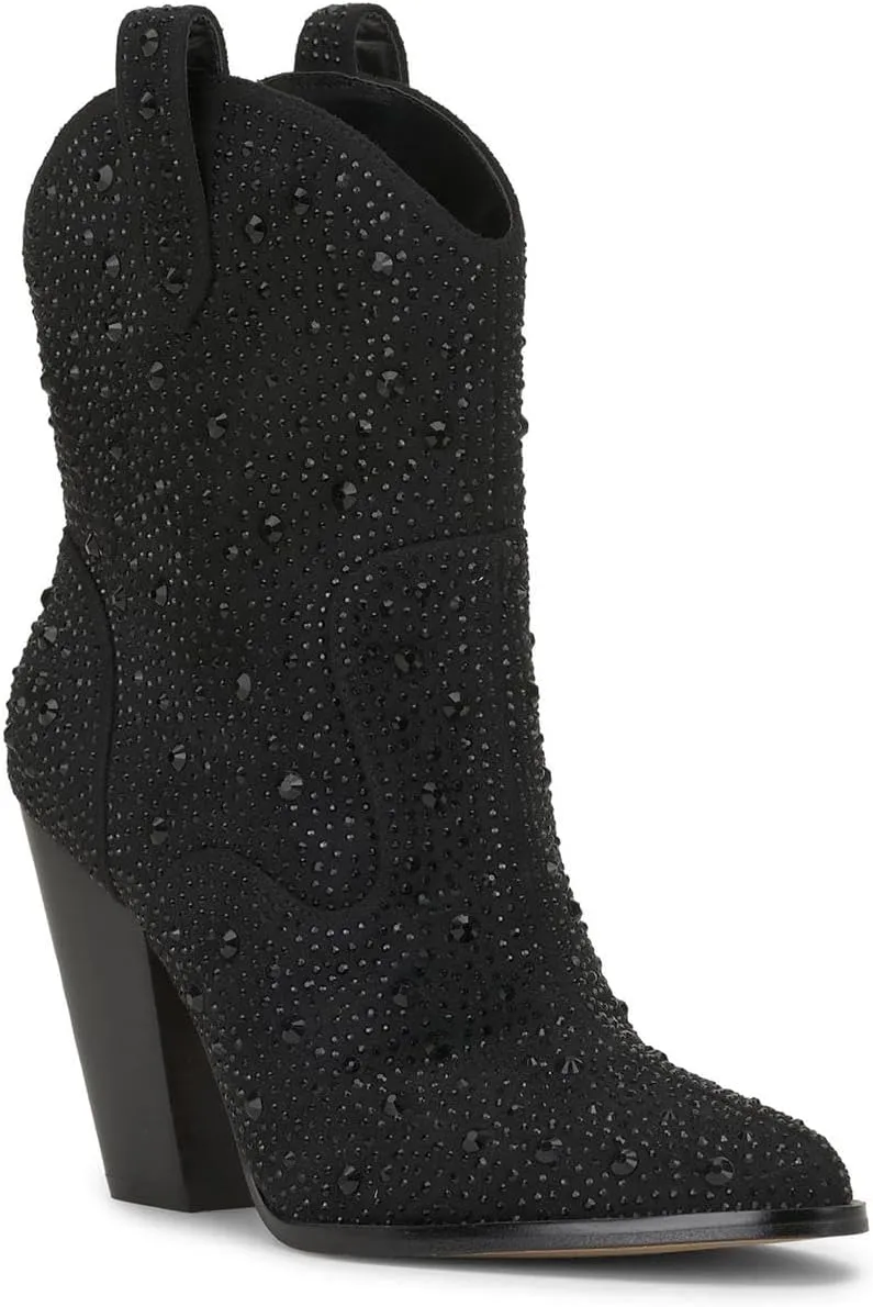 Jessica Simpson Womens Cissely Embellished Western Cowboy, Western Boots