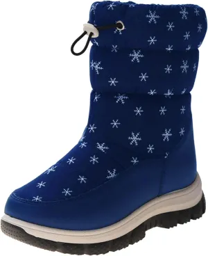 Kids Snow Boots Boys Girls Winter Boots Winter Fully Fur Lined Warm Shoes Cold Weather Shoes Outdoor Snow Boots