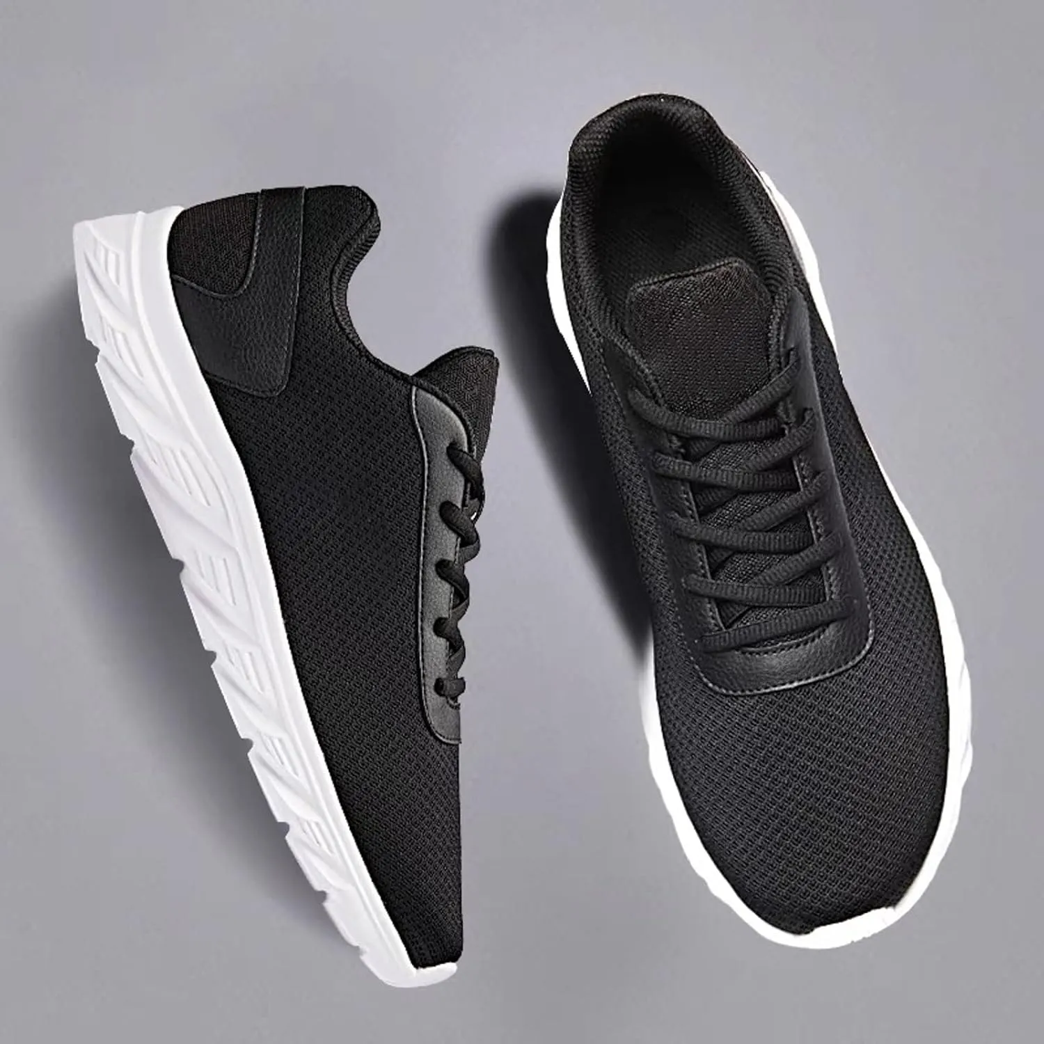 Men Sports Shoes Simple Solid Color Fashion Summer New Pattern Mesh Breathable Comfortable Non Slip Mens Sneaker
