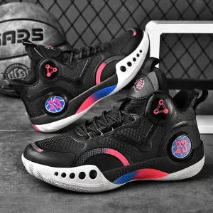 Men's Basketball Shoes are Breathable Shock-absorbin, Wear-Resistant Fashionable Outdoor Sports Training Boots