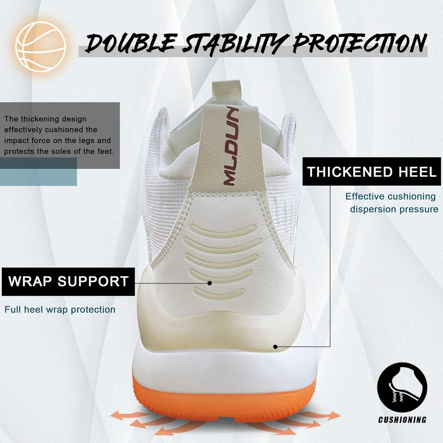 Men's Basketball Shoes Breathable Anti Slip Fashionable Graffiti Training Shoes Outdoor Shoes