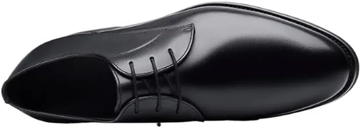 Men's Breathable Leather Wingtip Brogue Oxfords Office Working Derby Shoes Fashion Casual Classic Pointed-Toe Formal Shoes