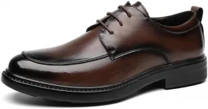 Men's Dress Shoes Classic Formal Business Pointed Toe Derbys Patent Leather Wedding Oxford Shoes