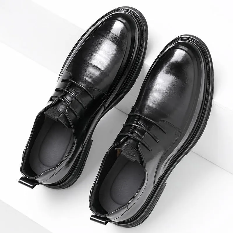 Men's Dress Shoes Mens Breathable Leather Wingtip Brogue Oxfords Shoes