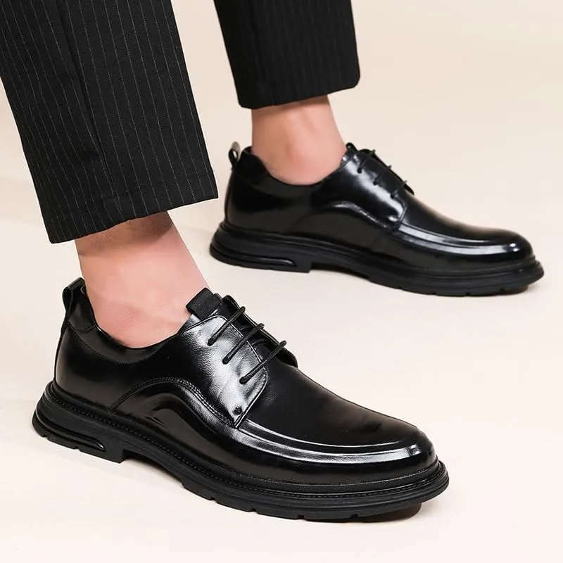 Men's Dress Shoes Mens Breathable Leather Wingtip Brogue Oxfords Shoes