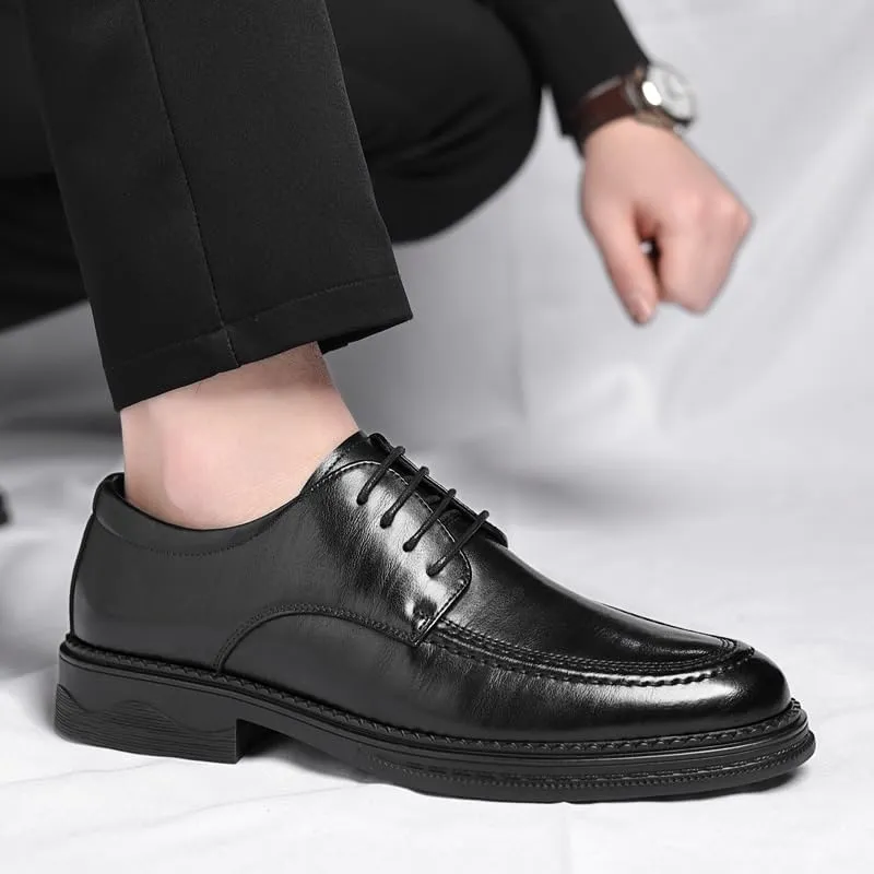 Men's Dress Shoes Mens Patent Leather Lace Up Oxford Shoes Modern Pointed Toe Derby Shoes