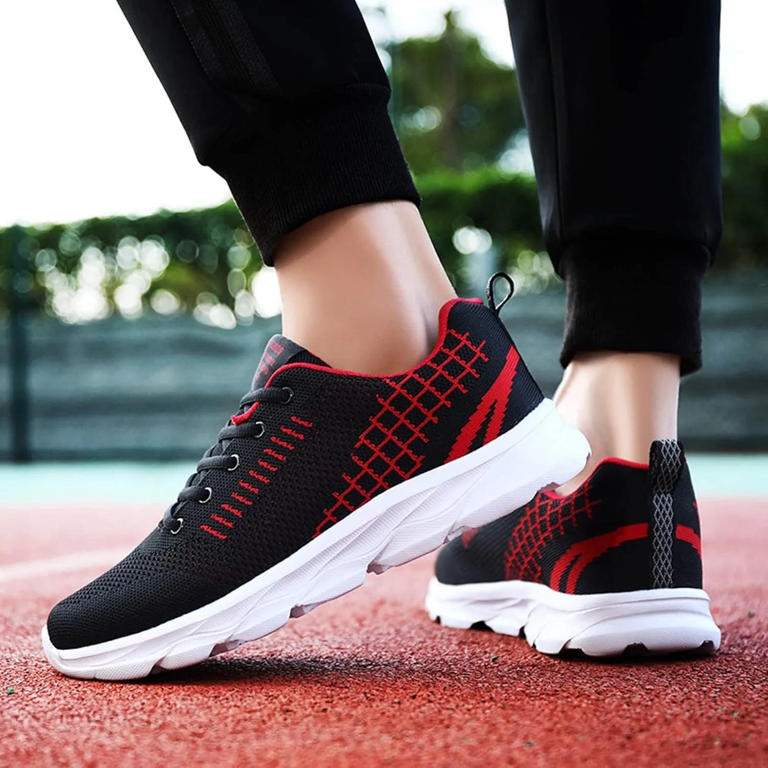 Men's Orthopedic Comfortable Lace Up Shoes Non Slip Lightweight Workout Shoe Non Slip Work Sport Shoes for Men