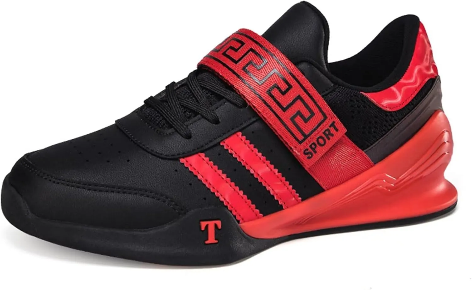 Men's Powerlifting Squat Shoes - Unisex Anti-Skid Breathable Gym Sneakers for Weightlifters, Gym Enthusiasts