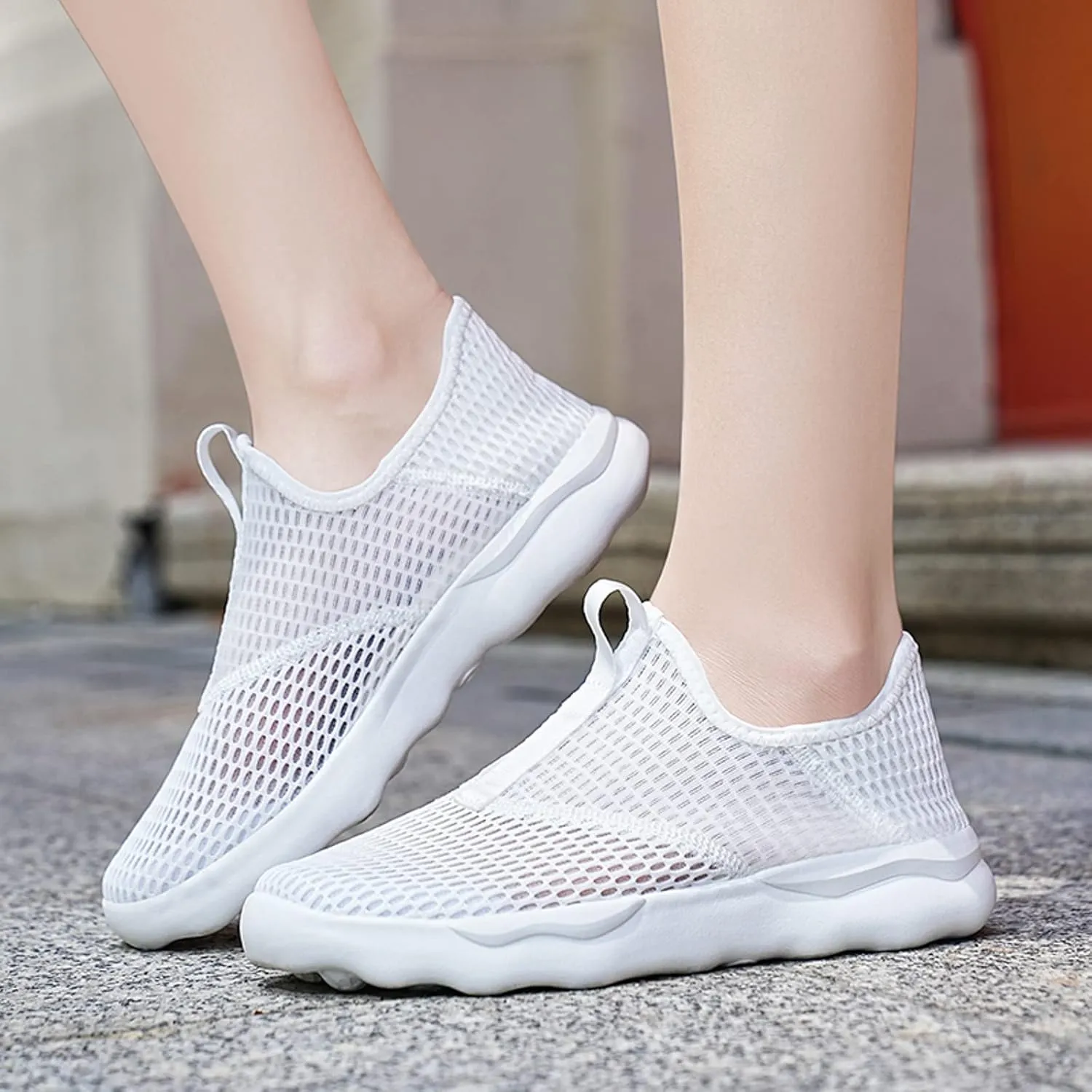 Mens Walking Shoes Mens Slip on Shoes Sneaker for Men Tennis Shoe for Men Mesh Breathable Sneaker