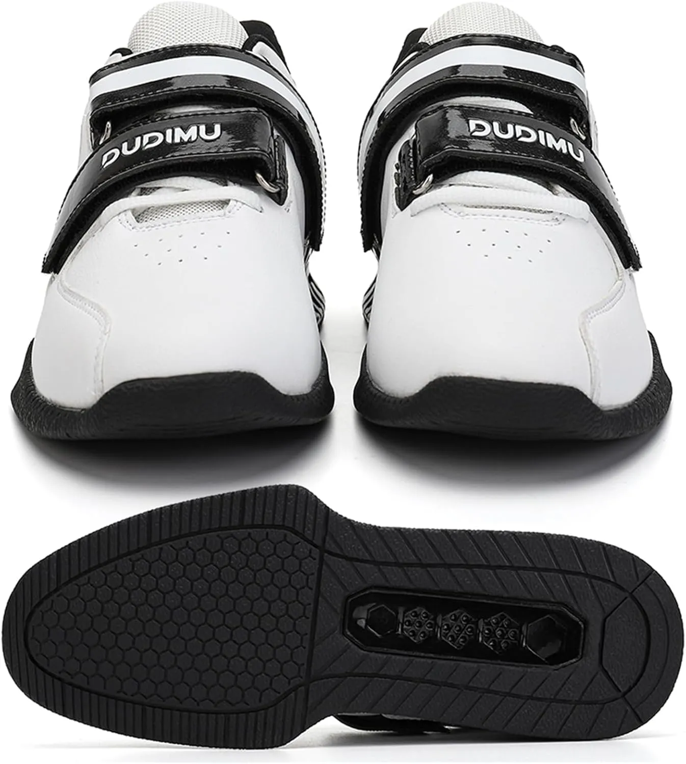 Men's Weightlifting Shoes, Ligthweight Bodybuilding Trainers Multisport Deadlift Sneakers Wear-Resistant Ati-Slip Squat Fitness Sports Shoes