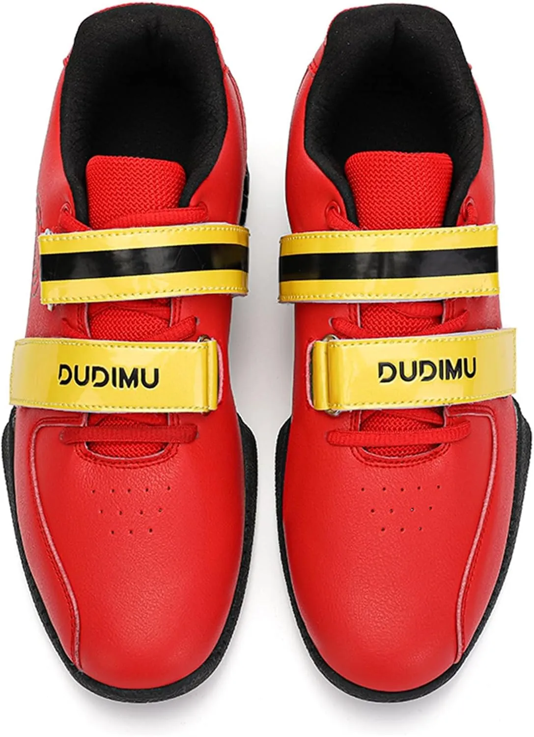 Men's Weightlifting Shoes, Ligthweight Bodybuilding Trainers Multisport Deadlift Sneakers Wear-Resistant Ati-Slip Squat Fitness Sports Shoes