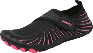 Mens Womens Water Shoes, Breathable Lightweight Quick Dry Barefoot Aqua Footwear for Summer Beach Surfing Training