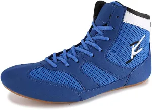 Men's Women's Wrestling Boots, Breathable Boxers Trainers Anti-Slip Weightlifting Shoes for Youth Children Kids