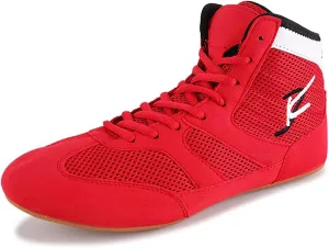 Men's Women's Wrestling Boots, Breathable Boxers Trainers Anti-Slip Weightlifting Shoes for Youth Children Kids