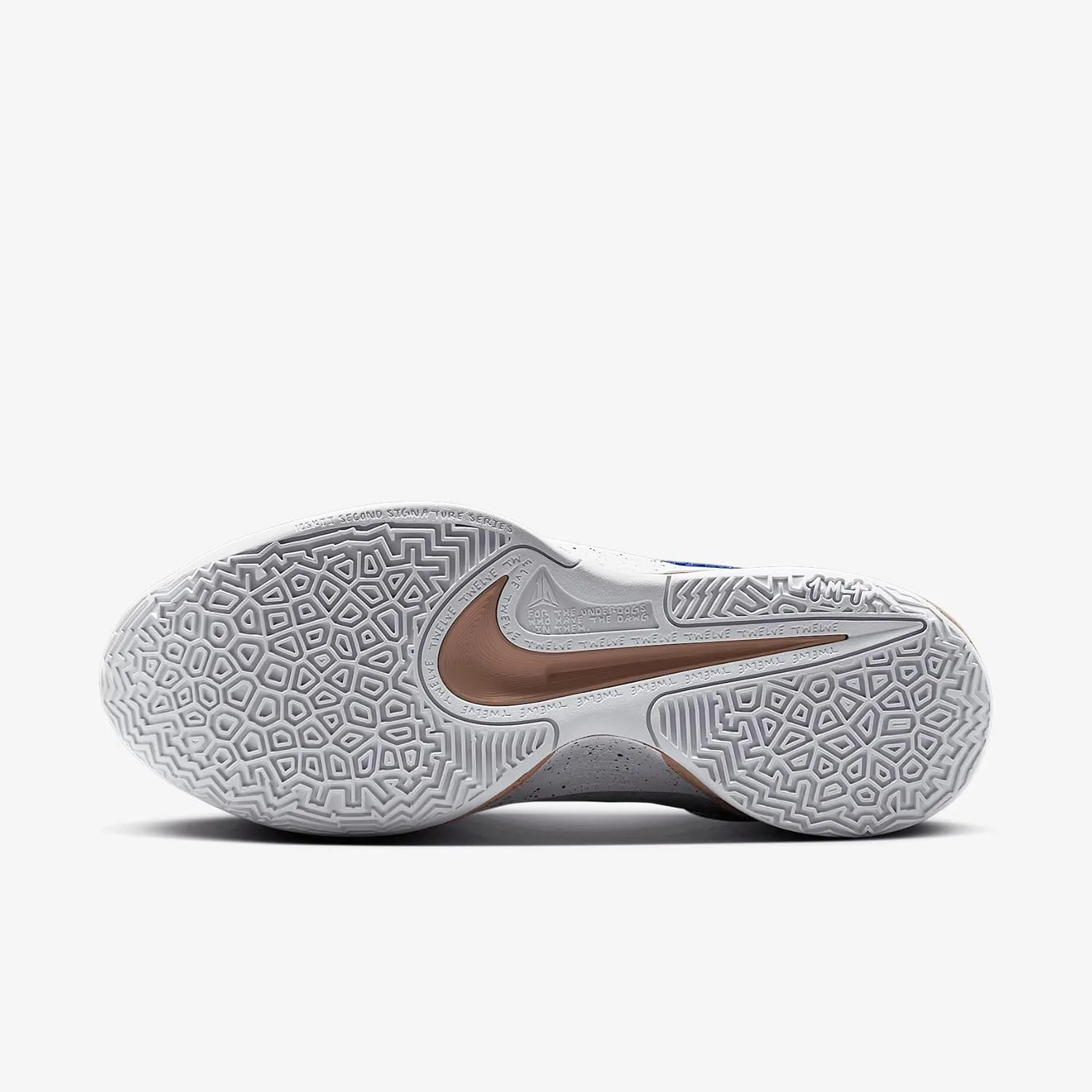 Nike Ja 2 Basketball Shoes (FD7328-101, White/Hemp/Vintage Green/Astronomy Blue)