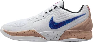 Nike Ja 2 Basketball Shoes (FD7328-101, White/Hemp/Vintage Green/Astronomy Blue)