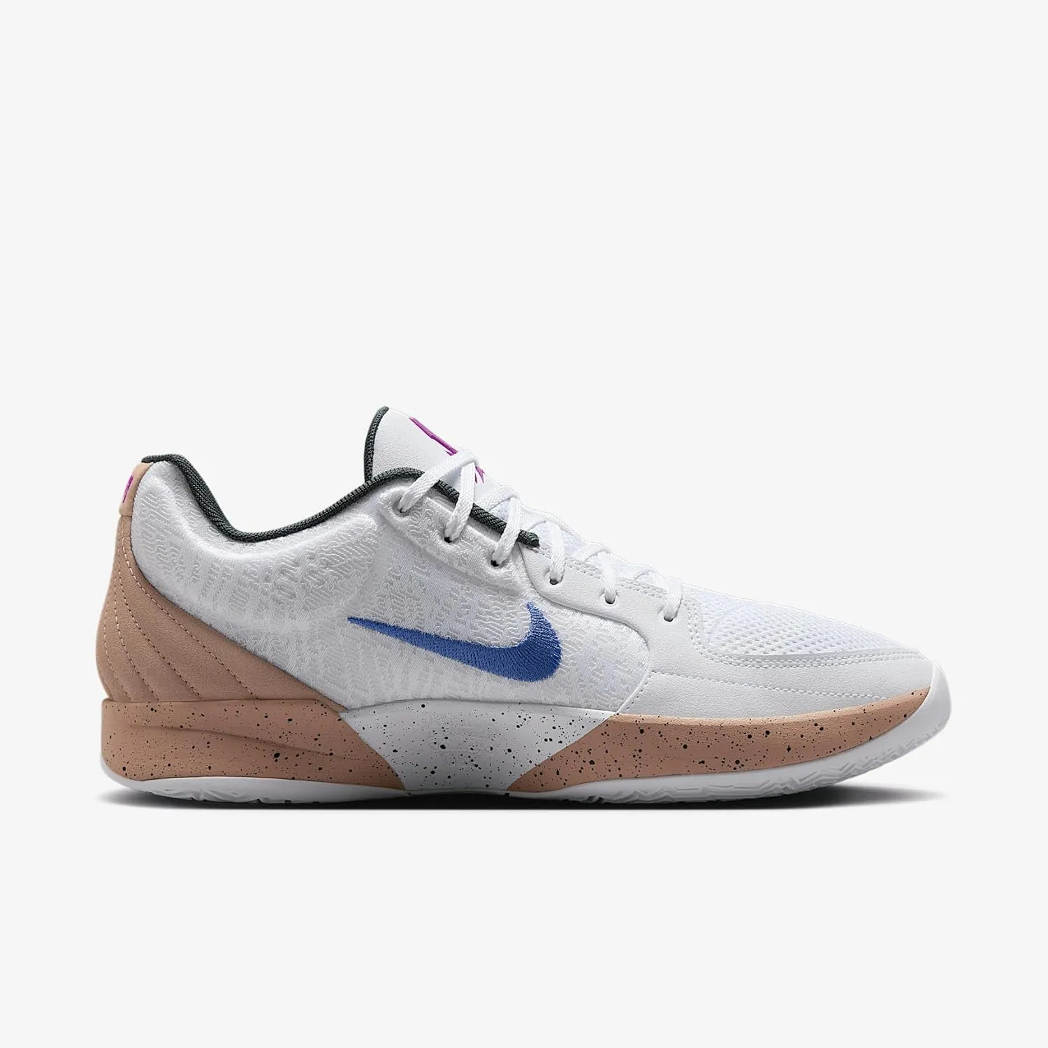 Nike Ja 2 Basketball Shoes (FD7328-101, White/Hemp/Vintage Green/Astronomy Blue)