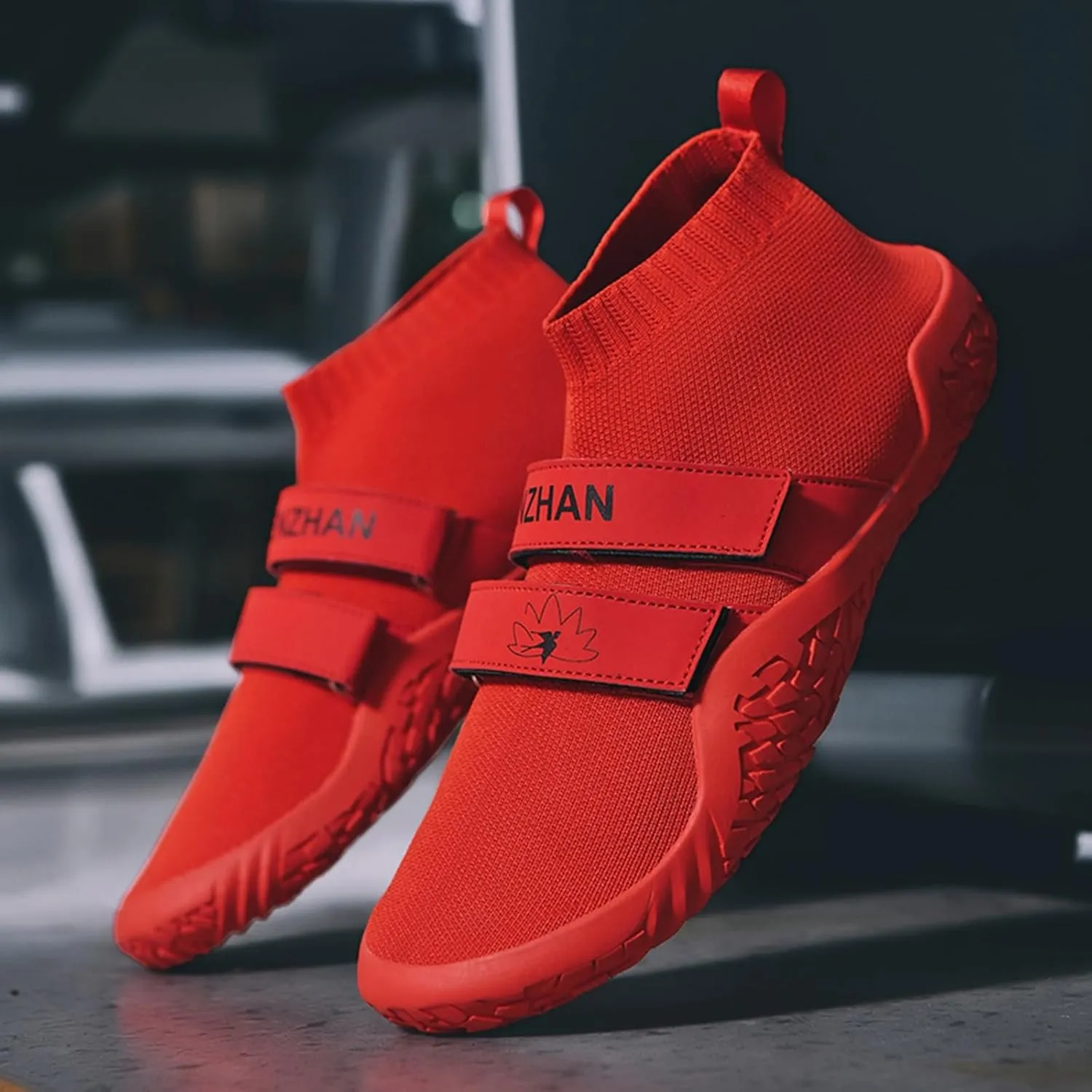 ONAIC Powerlifting Squat Shoes for Men's Women's Lightweight Comfortable Deadlifting Training Shoes Indoor Gym Fitness Cross-Trainer Sneaker