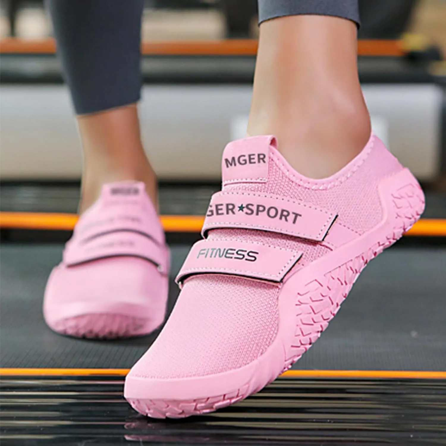ONAIC Women's Weightlifting Shoes Gym Squat Trainers Anti-Skid Breathable Fitness Shoes Deadlift Powerlifting Shoes