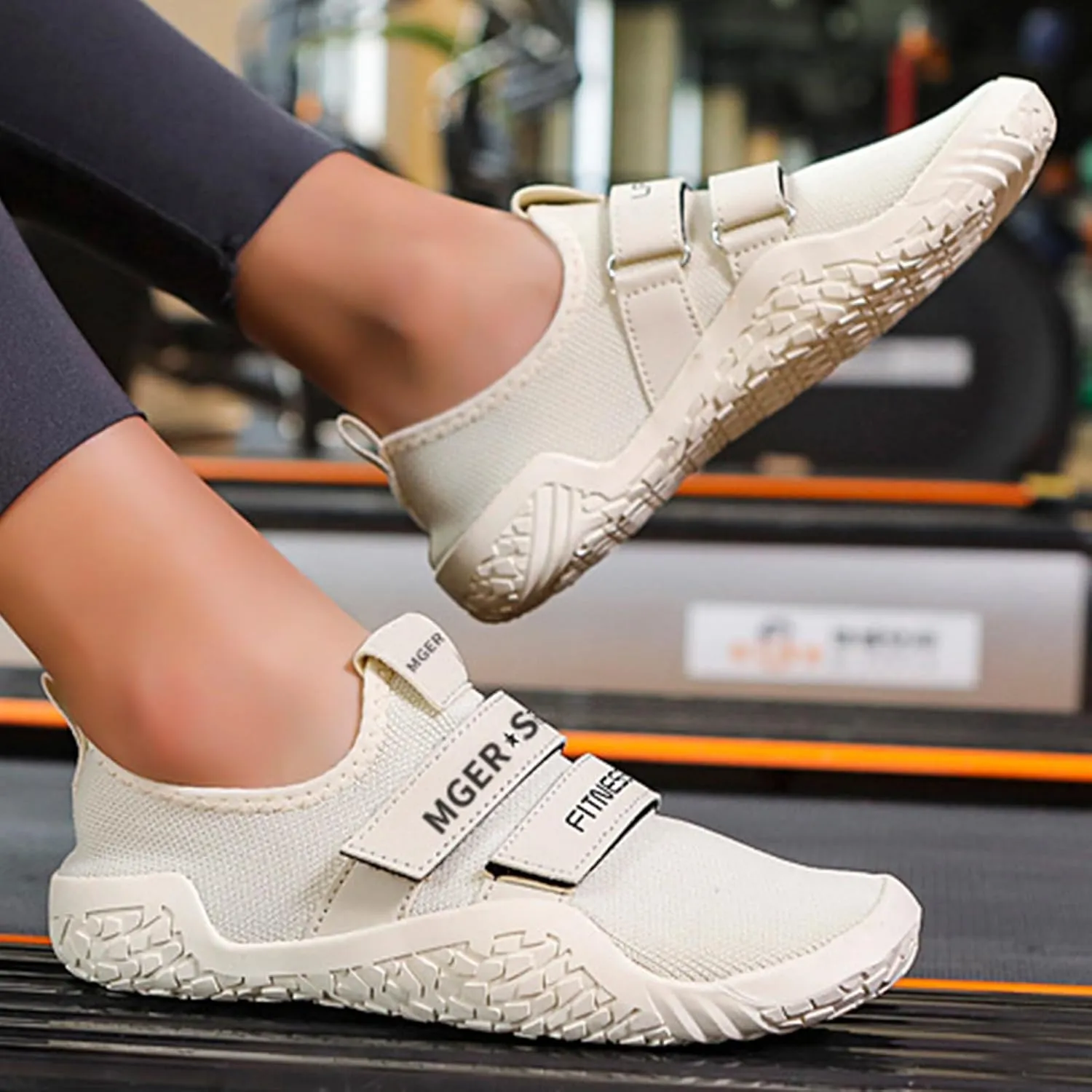 ONAIC Women's Weightlifting Shoes Gym Squat Trainers Anti-Skid Breathable Fitness Shoes Deadlift Powerlifting Shoes