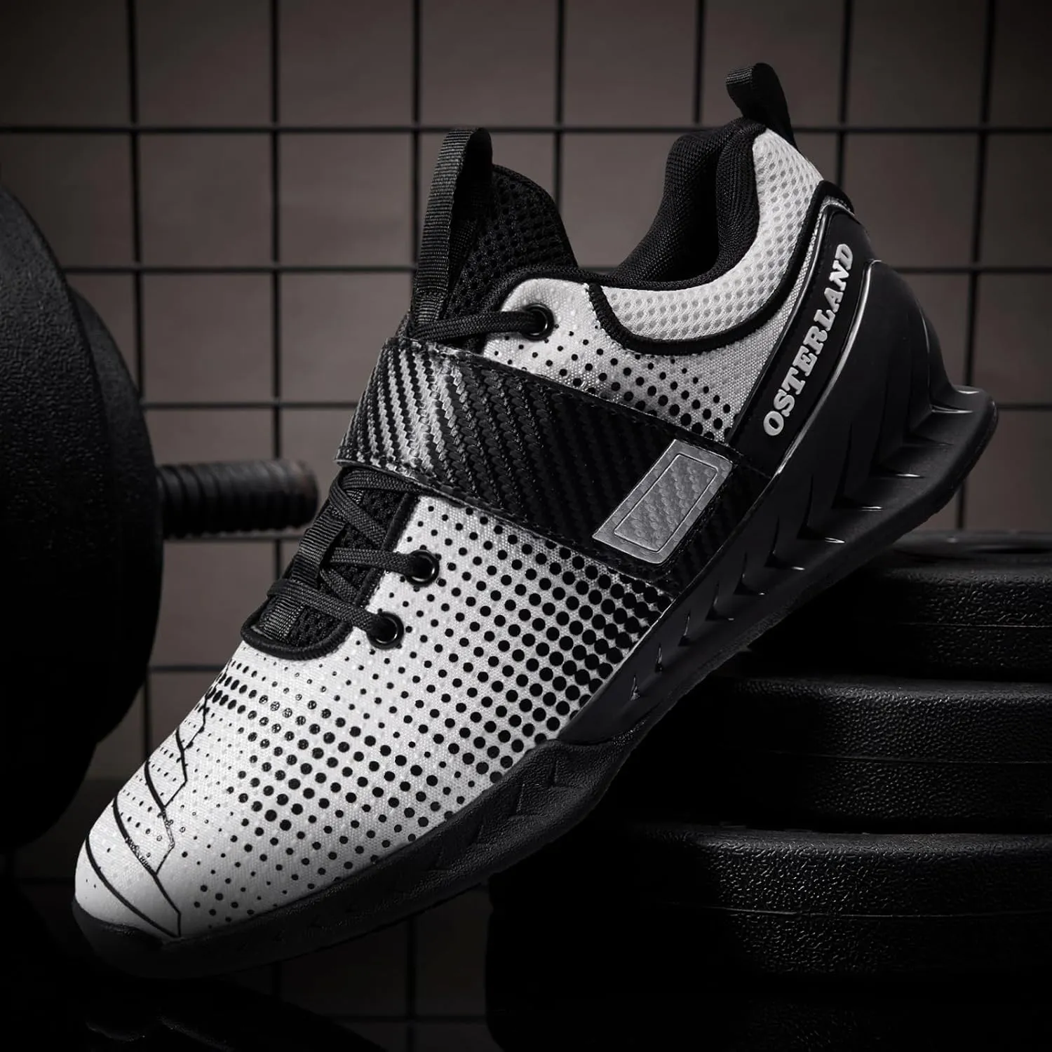 Osterland Weightlifting Shoes: High-Performance Footwear for Gym and Powerlifting, Specifically Designed for Heavy Lifting, Deadlifting, Weight Training, and Squat Exercises for Both Men and Women