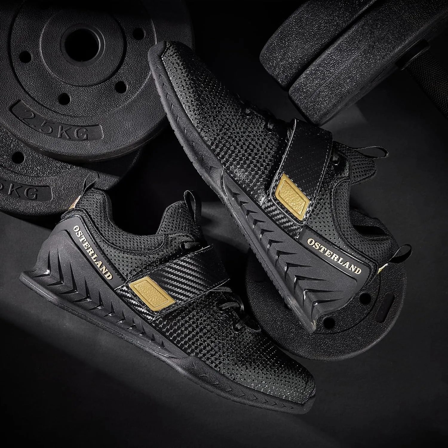 Osterland Weightlifting Shoes: High-Performance Footwear for Gym and Powerlifting, Specifically Designed for Heavy Lifting, Deadlifting, Weight Training, and Squat Exercises for Both Men and Women