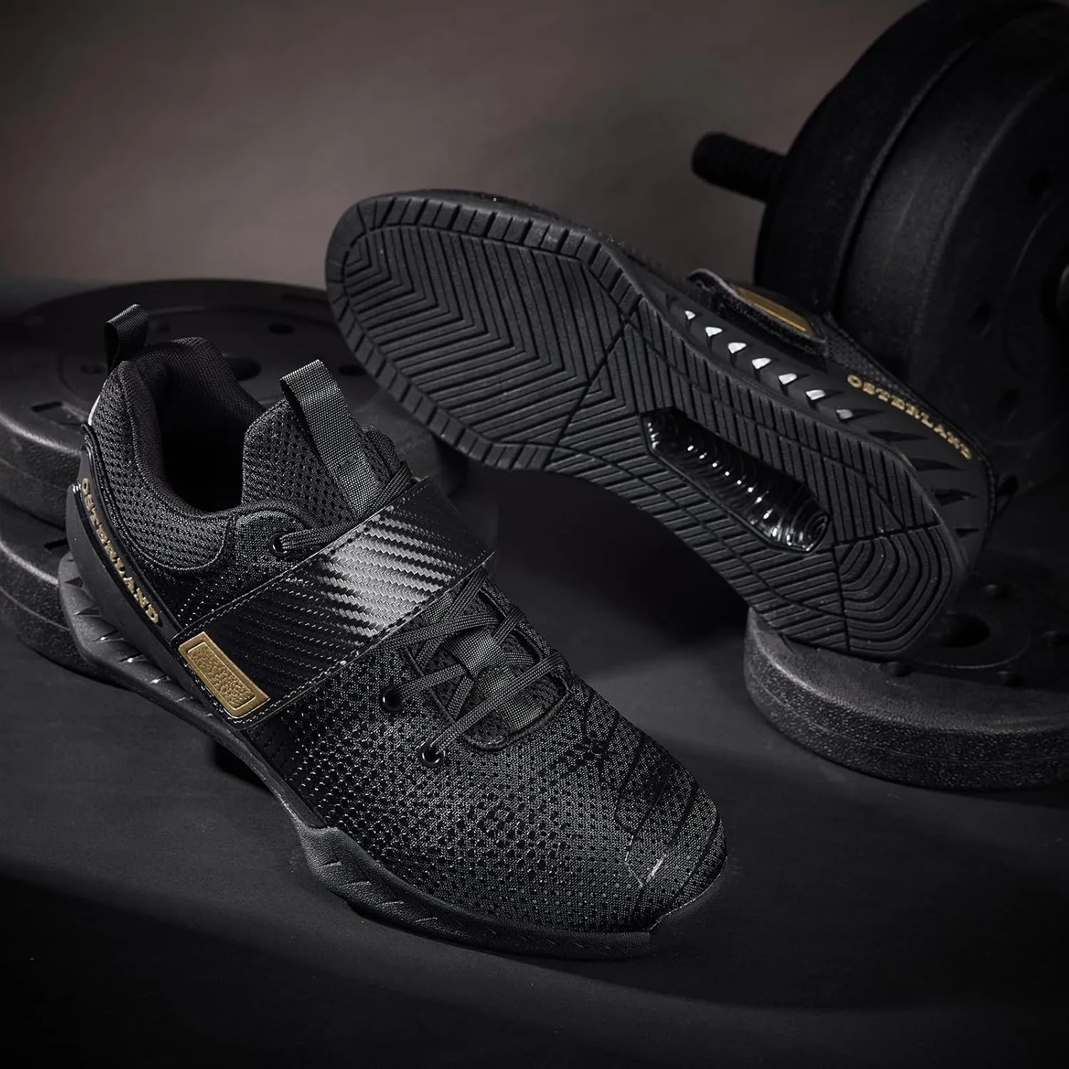 Osterland Weightlifting Shoes: High-Performance Footwear for Gym and Powerlifting, Specifically Designed for Heavy Lifting, Deadlifting, Weight Training, and Squat Exercises for Both Men and Women